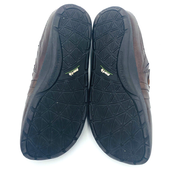 KALSO EARTH SHOE Fawn Mahogany clog style mules Women's 6B Brown Leather Slip-on - Picture 11 of 11